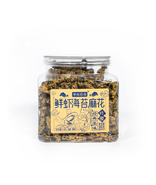 鲜虾海苔麻花